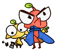Yellow Pikmin Sticker by akari_tatata