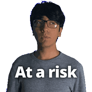 Warning Heads Up Sticker