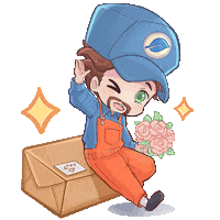 Flower Dave Sticker