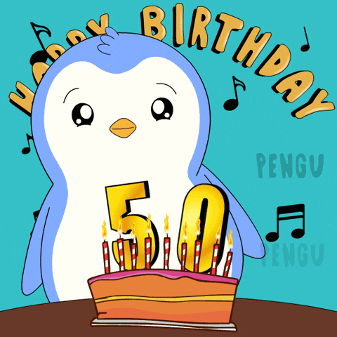 Happy Birthday Party GIF by Pudgy Penguins