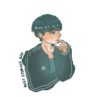 lilyfps green boy green boy rust storage Sticker