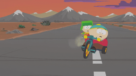 drifting eric cartman GIF by South Park 