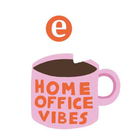 Staying In Home Office Sticker by EmotionVerlag