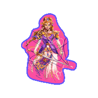 Legend Of Zelda Pink Sticker by Dot Com