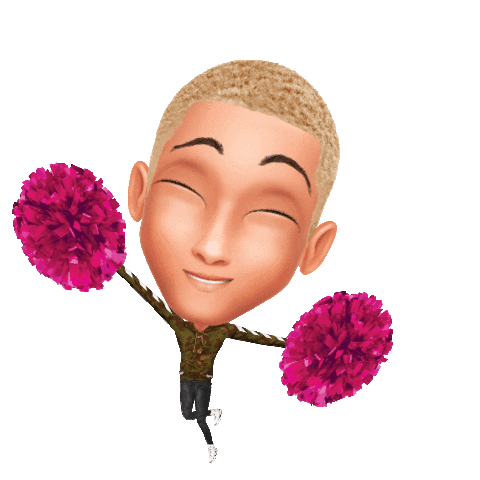 Thejakebecker Poms Sticker by Genies