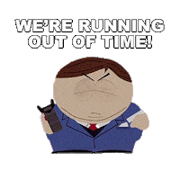 Hurry Up Cartman Sticker by South Park