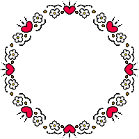 Heart 花 Sticker