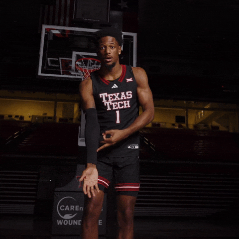 Kevin Overton GIF by Texas Tech Basketball