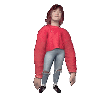 3D Portrait Sticker by Originals