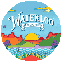 Flavortown Sticker by Waterloo Sparkling Water