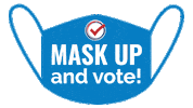 fultoncounty mask coronavirus voting elections Sticker