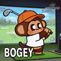 Golfing Hole In One GIF by Chimpers