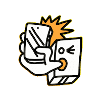 Selfie Flash Sticker by Dan Flow Art