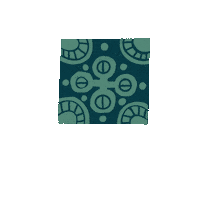 RavenAmberRavenscroft teal tile tudor byamberravenscroft Sticker