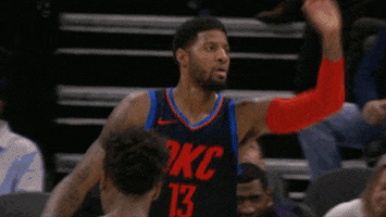 paul george expression GIF by NBA