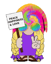 Hippie Gnome Sticker