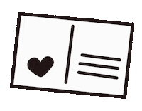 liefsoppapier_nl heart enveloppe liefsoppapier liefsvanmij Sticker
