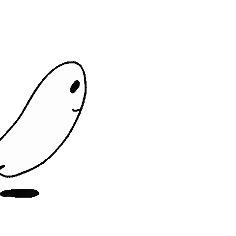 WhiteLphant halloween ghost boo boooo Sticker