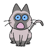 Cat Talking Sticker by Jasi