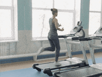 Bpiskorik horror gym walk chase GIF