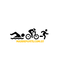 masdeportegt deporte triatleta deportegt deporteguate Sticker