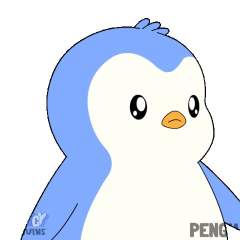 No Way Wow Sticker by Pudgy Penguins
