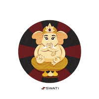 SwatiProcon ganpati bappa morya swati swati procon swati ganesh chaturthi Sticker