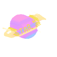 Space Star Sticker