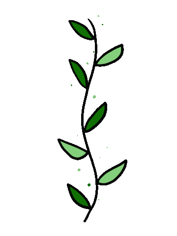 burgergifs green glitter plant leaf Sticker