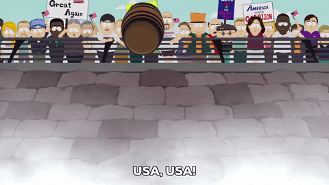 crowd wall GIF by South Park 