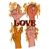 American Love Sticker