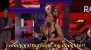 cardi b i really gotta thank my daughter GIF by AMAs