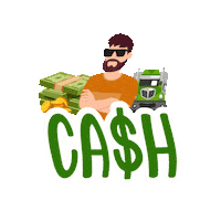 truckingwithrmf cash truck payday trucks Sticker