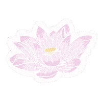 Lotus Flower July Sticker