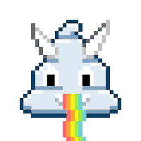 Art Shitting Sticker by Poopies.io