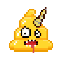 Art Shitting Sticker by Poopies.io