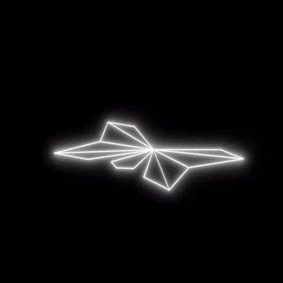 flutttr giphyupload edm butterfly cgi GIF