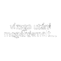 Vizsga Sticker by Irány a PTE