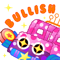 imaginaryones nft truck bullish vehicle Sticker