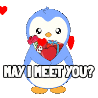 I Love You Kiss Sticker by Pudgy Penguins