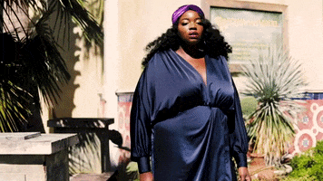 fanmdjanm glam confidence black woman headwrap GIF