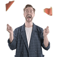 Eurovision Song Contest Orange Sticker by Jordan Roy