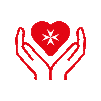 MalteserRegensburg heart together helfen malteser Sticker