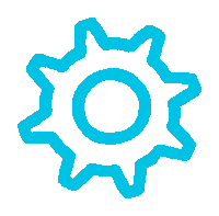 Rockadove cog rockadove Sticker