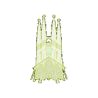 Sagrada Familia City Sticker by wwwe GmbH