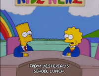 bart simpson news GIF
