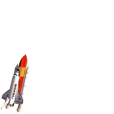 Rakete Sticker by TEXSIB