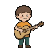 Happy Guitarist Sticker by Guitar Concept