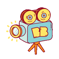 brandbuilders film video motion cut Sticker