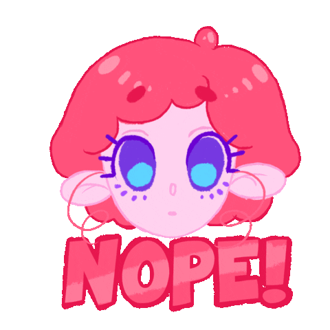 SoffyChannel no nope sorry oh no Sticker